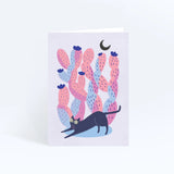 Sunpatch Society: Greeting Card - Starry-Eyed Cactus Cat