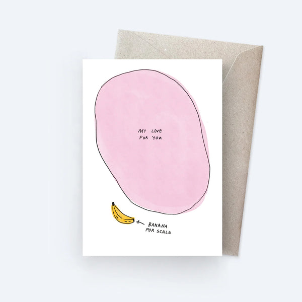 Sunpatch Society: Greeting Card - Banana For Scale