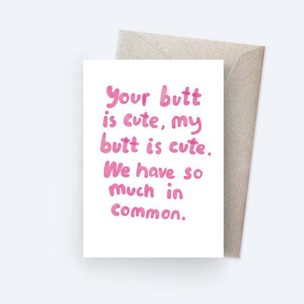 Sunpatch Society: Greeting Card - Cute Butts