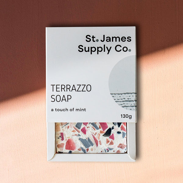 St James: Terrazzo Soap Bar - Pink