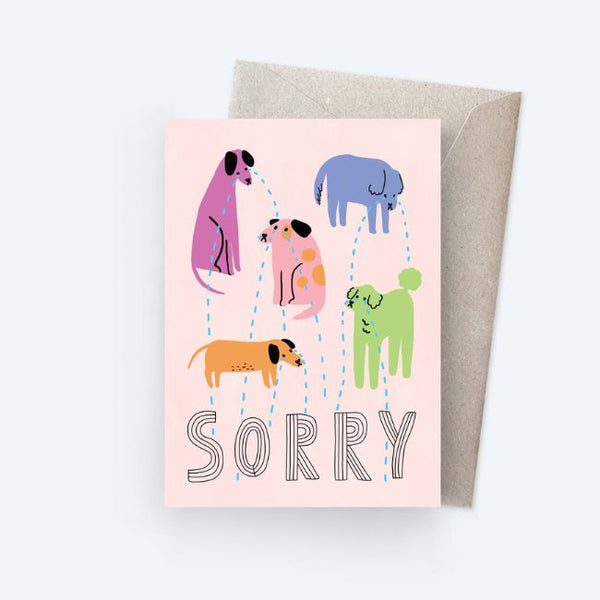 Sunpatch Society: Greeting Card - Sorry Dogs