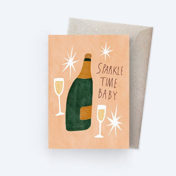 Sunpatch Society: Greeting Card - Sparkle Time Baby