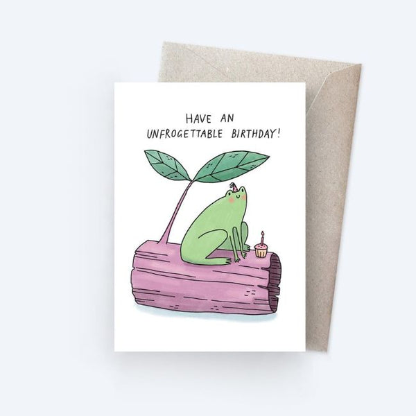 Sunpatch Society: Greeting Card - Unfrogettable Birthday