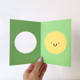 Rumble Cards: Happy Face - Die Cut Cards - Fun - Birthday Cards - Cute