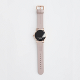 The Horse: Resin Watch - Peach Speckle Nougat -White Rose Gold-Blush Band