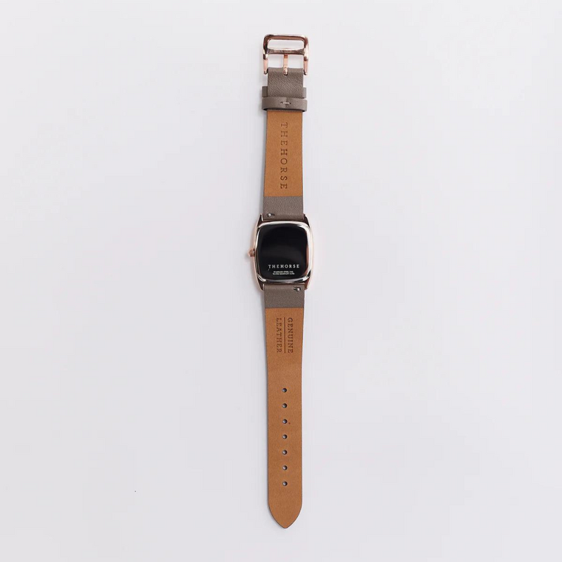 The Horse: Dress Watch - Rose Gold - Grey