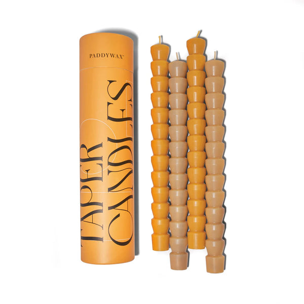 Paddywax: Taper Candle Set (4 pack) - Burnt Gold