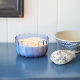 Paddywax: Ripple Glass Candle - Peppered Indigo (12oz)