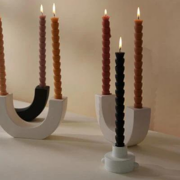 Paddywax: Taper Candle Set (4 pack) - Black