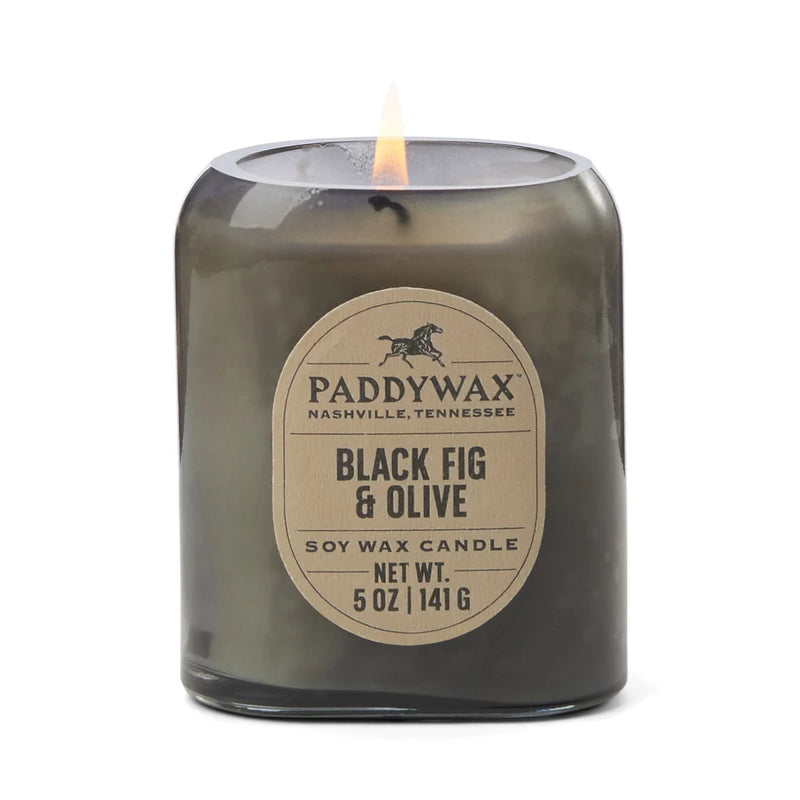 Paddywax: Vista Candle - Black Fig & Olive (Black)