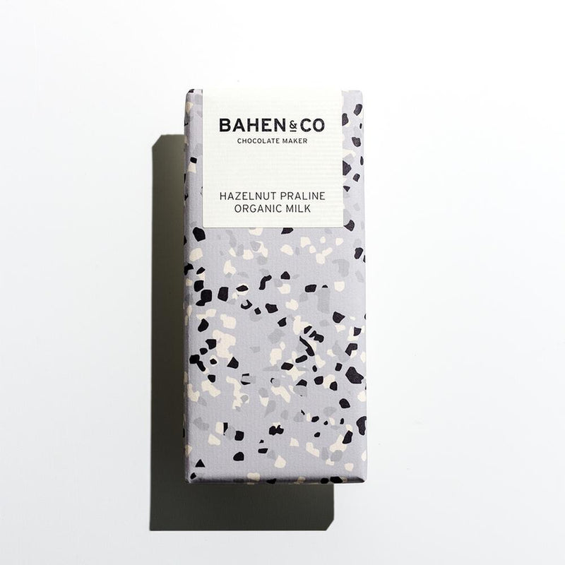 Bahen Chocolate: Hazelnut Praline - Organic Milk (75g)