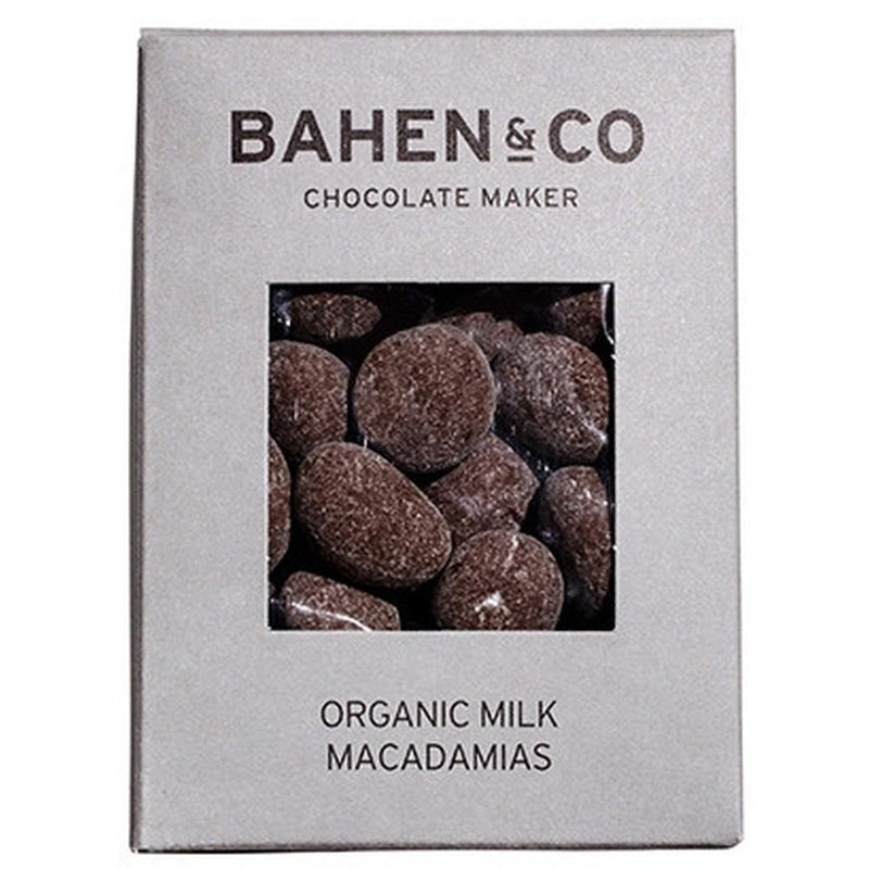 Bahen Chocolate: Organic Milk Macadamias (100g)