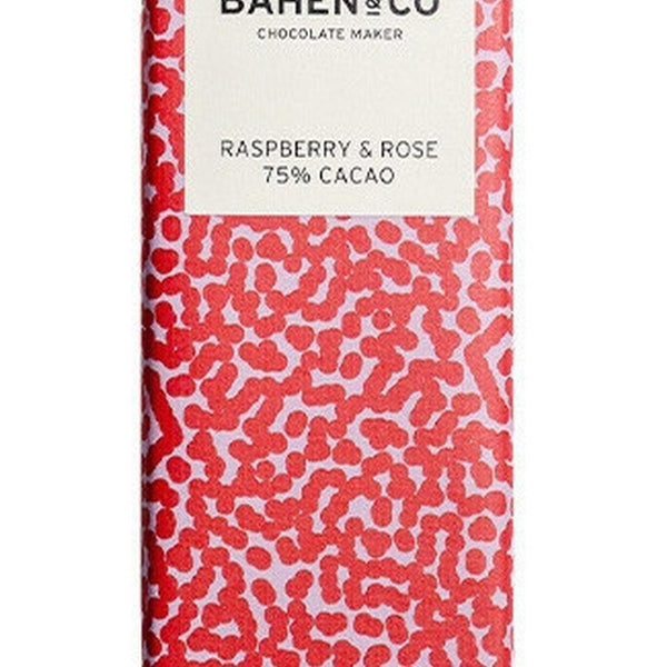 Bahen Chocolate: Raspberry & Rose 70% (75g)