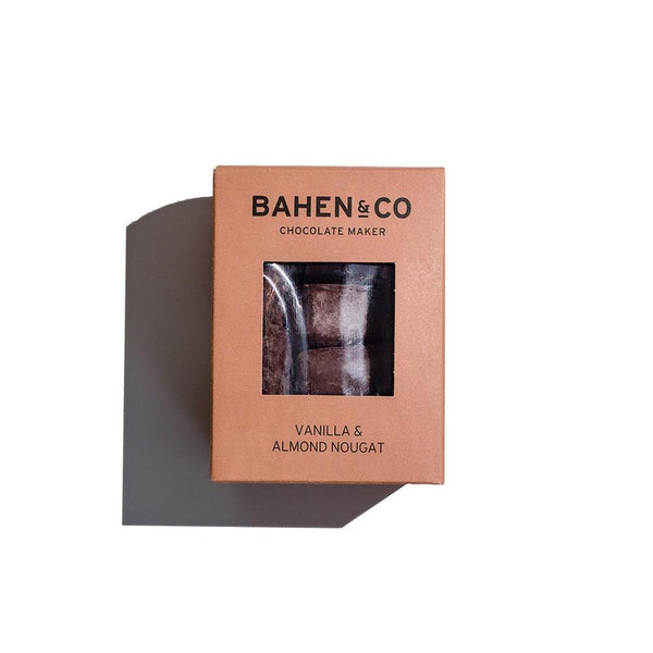 Bahen Chocolate: Vanilla and Almond Nougat (100g)