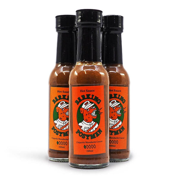 Barking Postman: Chipotle Mandarin Cacao Hot Sauce 150mL