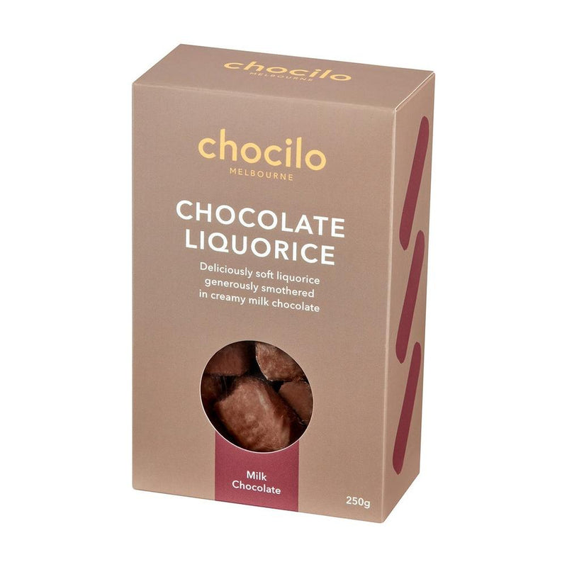 Chocilo: Liquorice in Milk Chocolate Gift Box (260g)