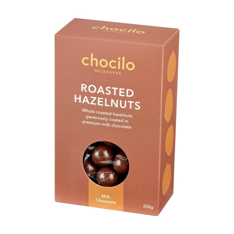 Chocilo: Roasted Hazelnuts in Milk Chocolate Gift Box (250g)