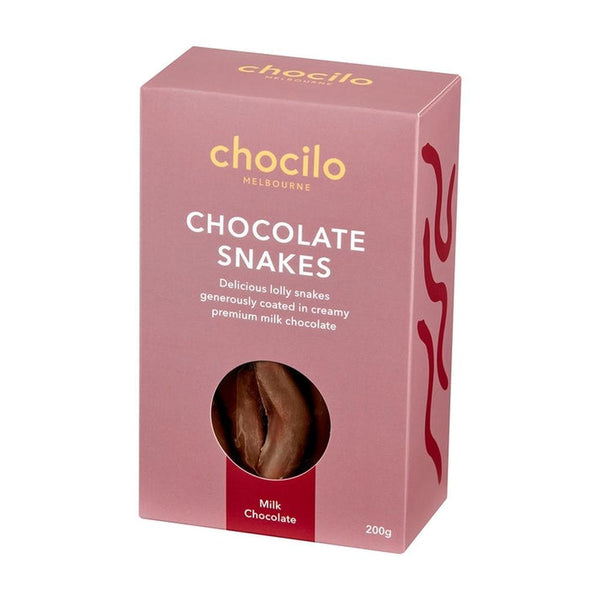 Chocilo: Snakes in Milk Chocolate Gift Box (200g)