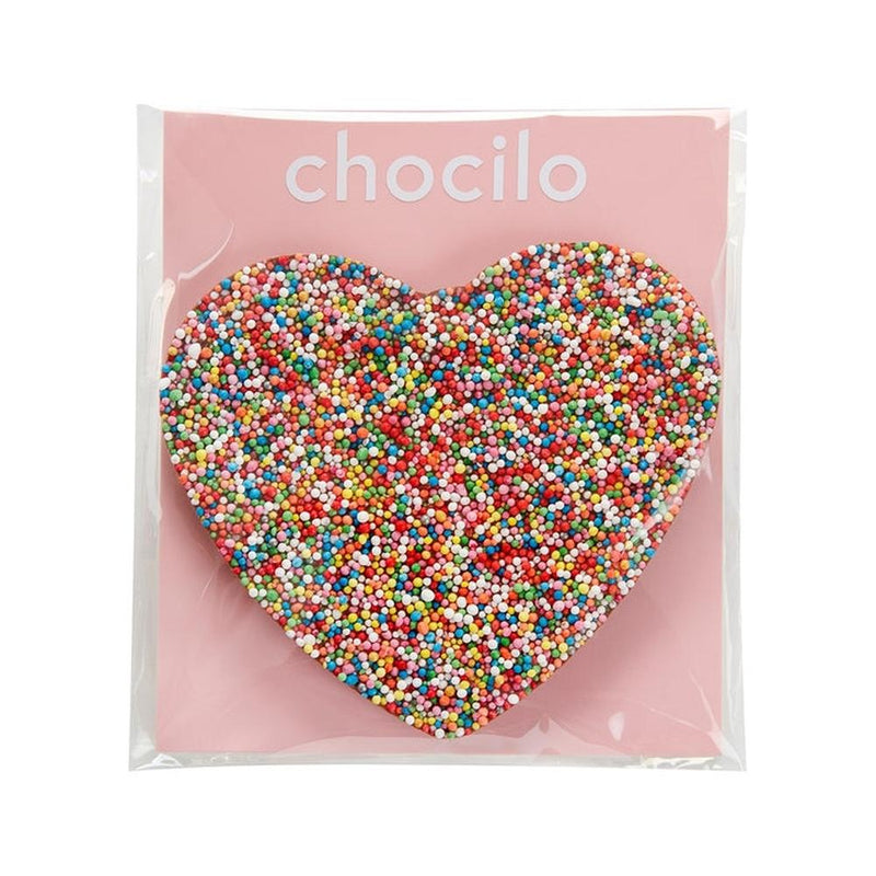 Chocilo: Speckle Heart in Milk Chocolate (75g)