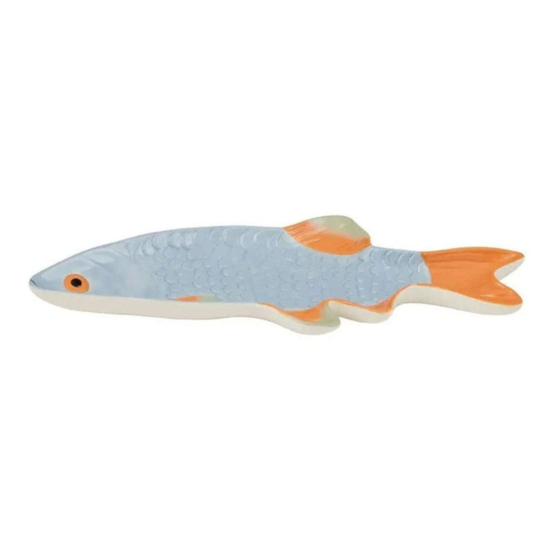 Coast To Coast: Finn Ceramic Fish Plate 13x32cm Multi