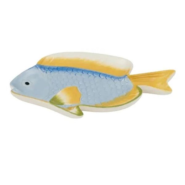 Coast To Coast: Finneus Ceramic Fish Plate 17x26cm Multi