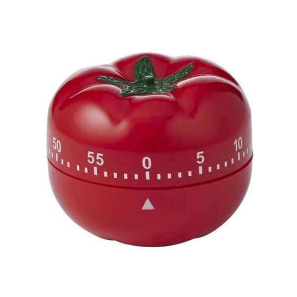 Coast To Coast: Tomato Plastic 60min Timer 7x5.5cm Red