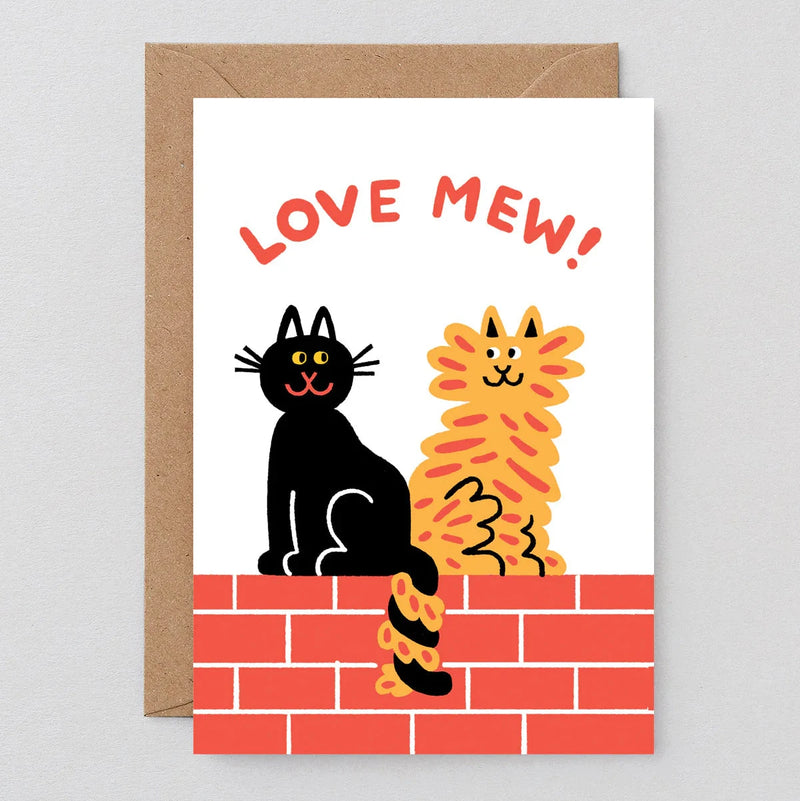 Wrap: Love Mew Greetings Card