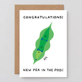 Wrap: New Pea In The Pod Greetings Card