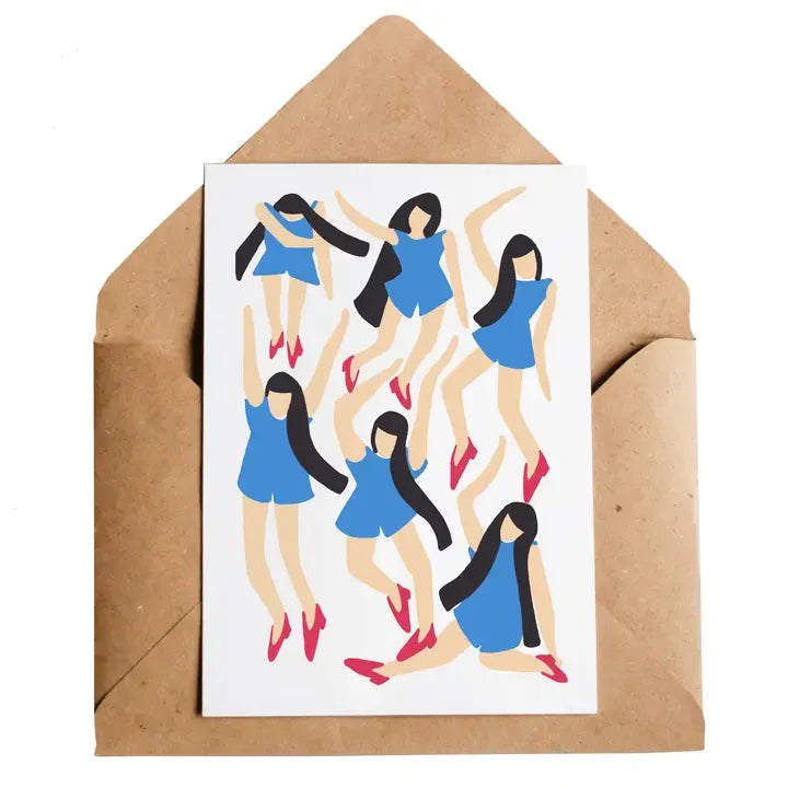 Lottie Hall Studio: Greeting Card - Girls