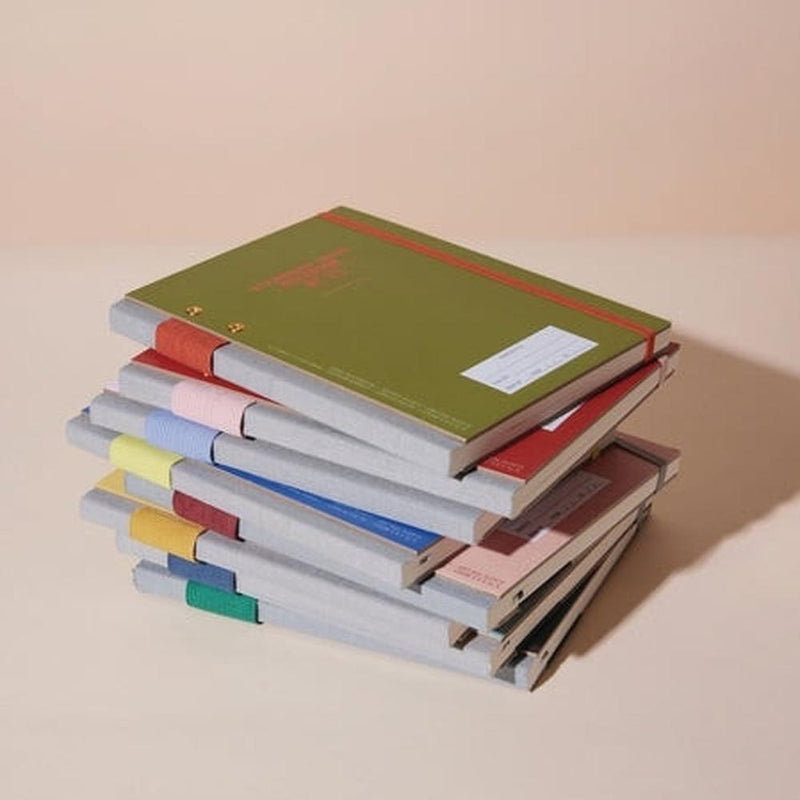 Designworks Ink: Standard Issue Planner Notebook - Army Green & Chili
