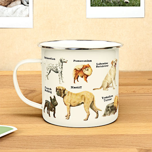 Gift Republic: Dogs Enamel Mug