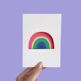 Rumble Cards: Rainbow Greeting Card - Happy - Cute - Fun - Celebrate