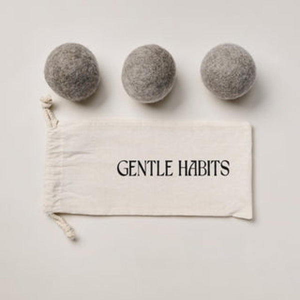 Gentle Habits: Wool Dryer Balls - 3pk