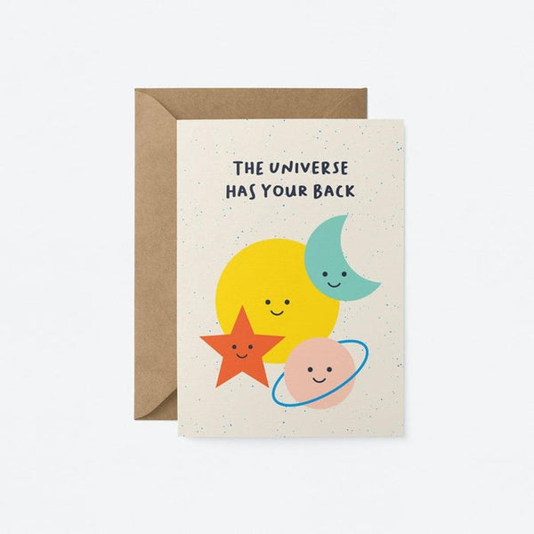 Graphic Factory: Greeting Card - The Universe Has Your Back