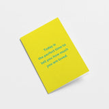 Graphic Factory: Greeting Card - Today Is The Perfect Time