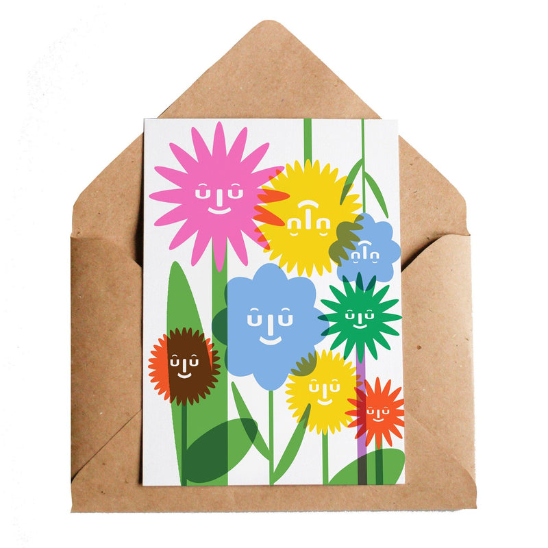 Lottie Hall Studio: Greeting Card -The Flowers