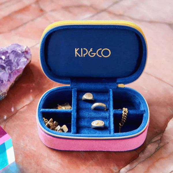 Kip & Co: Jewels For Jewels Travel Velvet Jewellery Box One Size