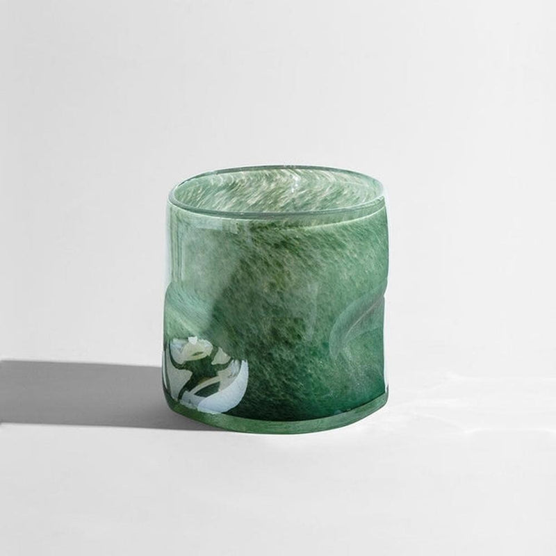 Kas: Capri Vase Low Leaf 14x14x14cm