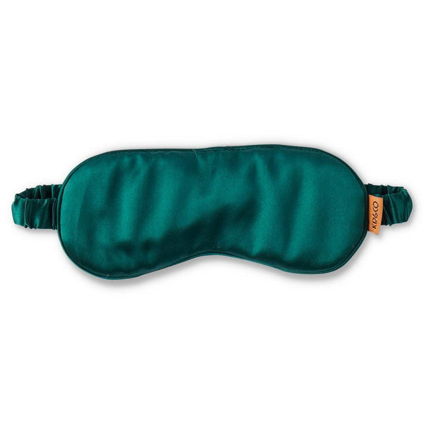 Kip & Co: Botanica Green Silk Eye Mask One Size