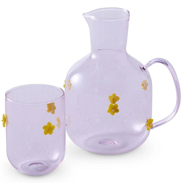 Kip & Co: Flower Power Carafe & Glass One Size