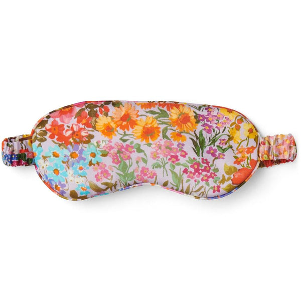 Kip & Co: Forever Floral Lilac Silk Eye Mask One Size