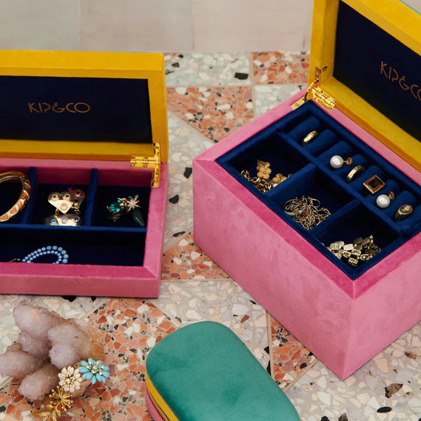 Kip & Co: Jewels For Jewels Velvet Jewellery Box Small