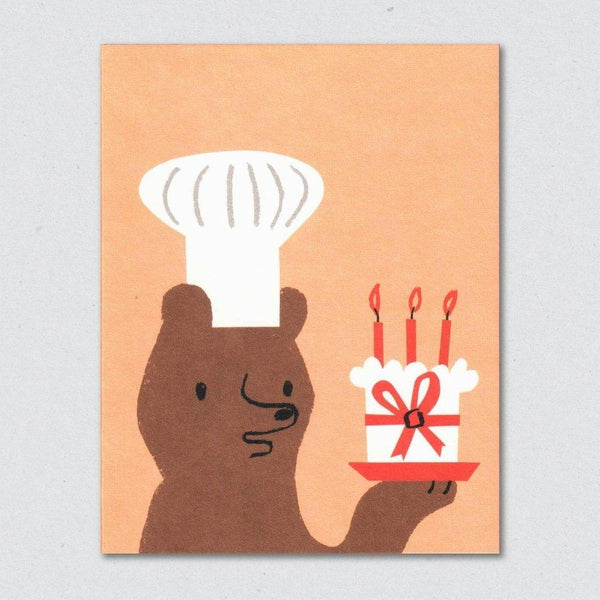 Lisa Jones Studio: Baker Bear Card