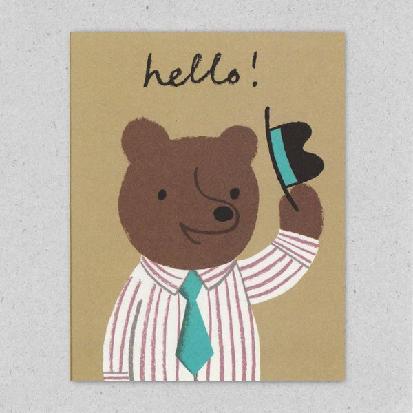 Lisa Jones Studio: Mr Bear Card