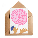 Lottie Hall Studio: Greeting Card - Birthday Bubblegum