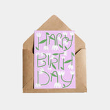 Lottie Hall Studio: Greeting Card - Birthday Flowers