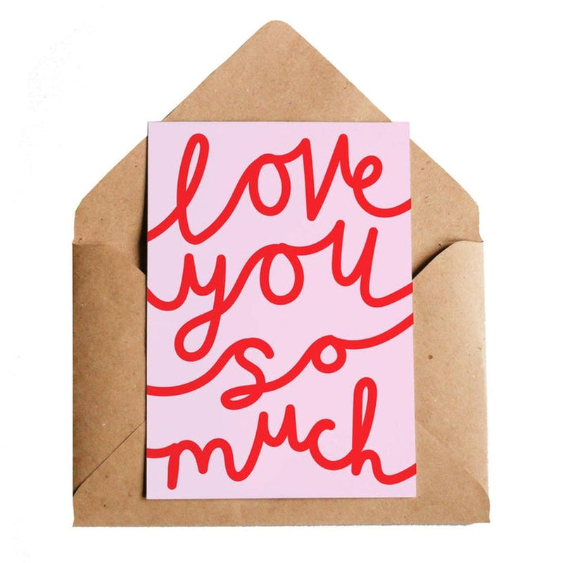 Lottie Hall Studio: Greeting Card - Love You So Much