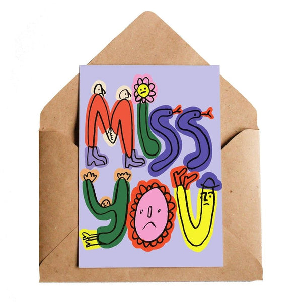 Lottie Hall Studio: Greeting Card - Miss You