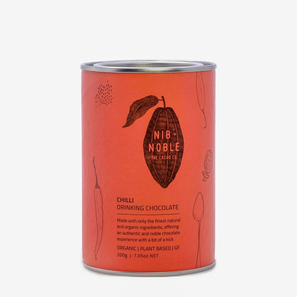 Nib & Noble: Chilli Organic Drinking Chocolate (200g)