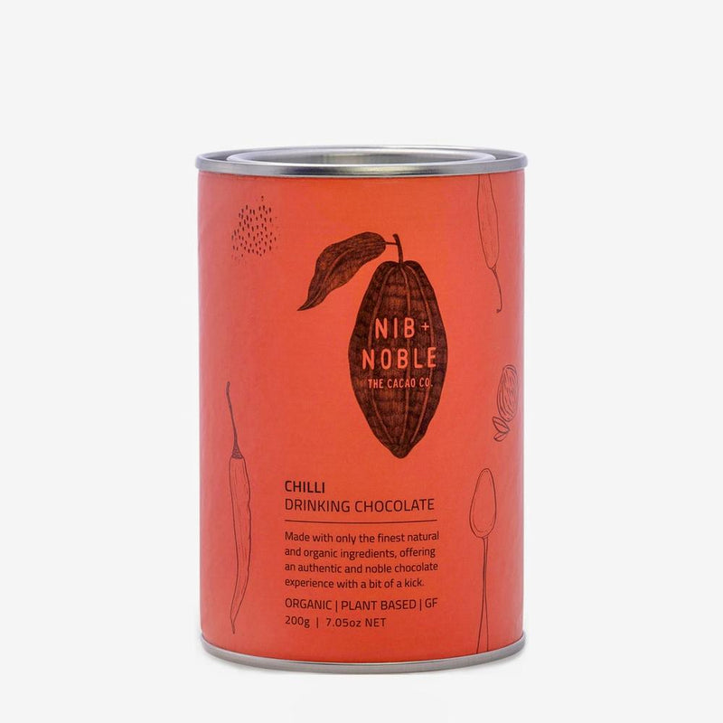 Nib & Noble: Chilli Organic Drinking Chocolate (200g)